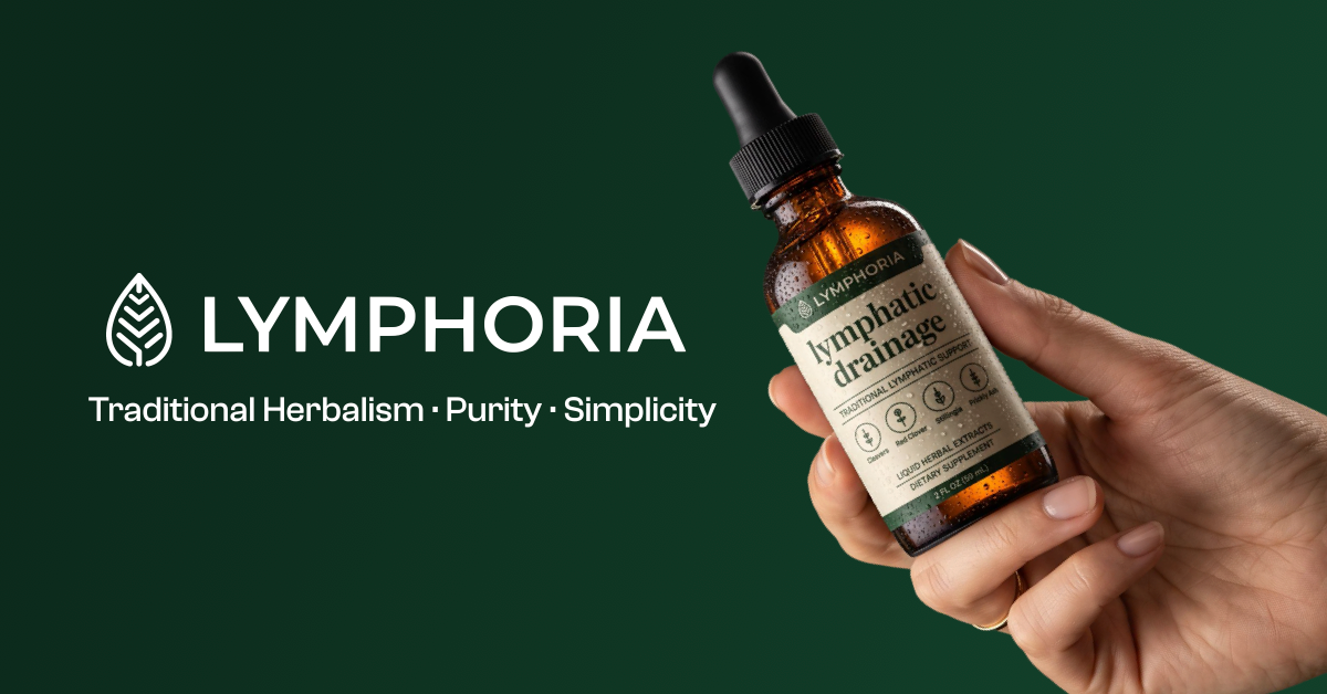The picture lymphoria.co shows when its homepage is shared